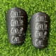 thumbnail image 5 of Mini Espinilleras Fútbol ​​equipo Deportivo en Línea Extra Pequeño (negro Impreso Blanco 8*5 CM), 5 of 9