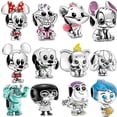 thumbnail image 3 of Nouveau 925 argent plaqué HEROCROSS dessin animé Collection ours breloque perle pendentif Fit bricolage Pandora femmes Bracelet Original bijoux cadeau, 3 of 4