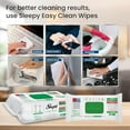 thumbnail image 5 of Sleepy Easy Clean Surface Cleaning Towel with Herbal Soap Additive – Extra Shine - 3pk/100ct, 5 of 6