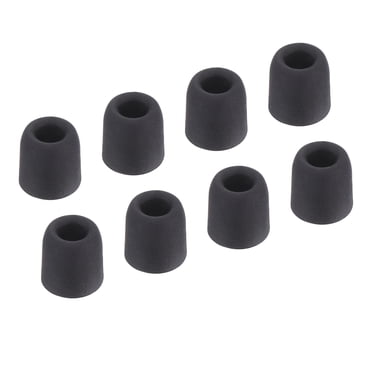 Unique Bargains Embouts de Remplacement en Mousse pour Écouteurs 5.1-6mm Petite Taille Embouts pour Écouteurs Noir 8 Pcs