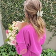 thumbnail image 6 of 4 Pcs Butterfly Hair Clips Claw Clips for Thick Hair for Hair Small Hair Clips for Women, Ideal Hair Accessory for Girls & Women (White Purple Blue Pink), 6 of 7