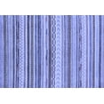 thumbnail image 1 of Ahgly Company Machine Washable Indoor Rectangle Southwestern Blue Country Area Rugs, 8' x 12', 1 of 4