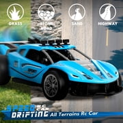 Gmdisc 1:16 RC Cars,2.4GHz High Speed Remote Control Cars,All Terrain RC Drift Cars for Kids,Toys for Boys Girls(Blue)