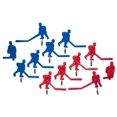 thumbnail image 1 of Carrom Stick Hockey Players Solid Color Set, 1 of 1