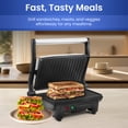 thumbnail image 3 of Elite Cuisine EPN6259 3 in 1 Panini Press & Grill, 3 of 6