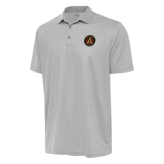 Men's Antigua White/Gray Atlanta United FC Rings Polo