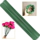 thumbnail image 4 of 200 piezas de alambre de tallo floral, tallo de ramo verde oscuro de calibre 22 de 16 pulgadas para arreglos florales, manualidades de bricolaje, suministros para hacer flores Ormromra WRJM-214, 4 of 7