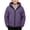 .Purple, variant on Boys Waterproof Ski Jacket Thick Winter Snow Coat with Pockets Solid Color Warm Outdoor Sporty Outerwear