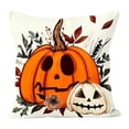 thumbnail image 2 of Halloween Pillow Covers Ghost Pumpkin Digital Print Spooky Throw Pillow Cases Decorative Cushion Covers Soft Home Decor for Sofa by OVFUIZ, 2 of 7