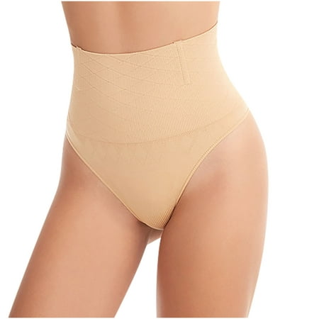 

Clearance! Holloyiver Firm Tummy Compression Bodysuit Shaper with Butt Lifter Ladies Large Size Seamless High Waist Abdomen Hip Skin Friendly Lifter Body Pants Beige