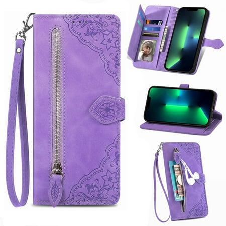 ETFAST Wallet Multi Card Slot Flip Zipper Leather Case For VIVO S18 Pro Y100 Y17S V33 V23 Y200 V29 V36 Y27 X90S Y35 Y78 S17 Y02 Y11 Y35 V27 S16 V27 X90 Y75 Y52 Y77 Y16 Y35 Y76Y17 Phone case