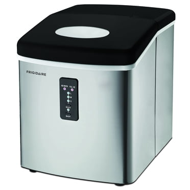 Frigidaire Ice Maker Machine Heavy Duty, (EFIC103)Large Stainless Steel