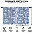 thumbnail image 2 of Blackout Kids Curtains,Dog with Woof and Bark Childrens Insulated Curtains Set Of 2,Bedroom Essentials,Toddler Room Decor 42x54in(106x137cm), 2 of 4