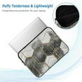 thumbnail image 2 of FORMRS 13-13.3 inch Laptop Sleeve Case Soft Carrying Quilted Computer Bag Cover, Gray Hexagons, 2 of 7
