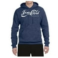 thumbnail image 2 of Enjoy Jesus Christ and Thou Shalt Never Thirst Coke Parody | Mens Inspirational/Christian Hooded Sweatshirt Graphic Hoodie, Vintage Heather Navy, 3XL, 2 of 3