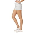thumbnail image 4 of WallFlower Women's Luscious Curvy Twill Cargo Shorts 3" Mid-Rise Insta Stretch Juniors, 4 of 4