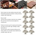 thumbnail image 4 of 20Pcs 12mm Pyramid Studs, Zinc Alloy Square Screw Rivets Set, Enhancing Belts Bags Wallets Clothes with Electroplated Finish for Rusting Resist, Long Lasting Shine, Suitable for, 4 of 7