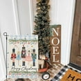 thumbnail image 2 of JANS.NO1 Merry Christmas Nutcrackers Garden Flag Double Sided Small Burlap Holiday Yard Decoration for Outside, 2 of 4