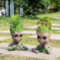 thumbnail image 2 of Bonito y creativo personaje de dibujos animados, maceta, portalápices Groot, caja de almacenamiento para sala de estar, decoraciones para el hogar JFHHH pequeña, 2 of 4