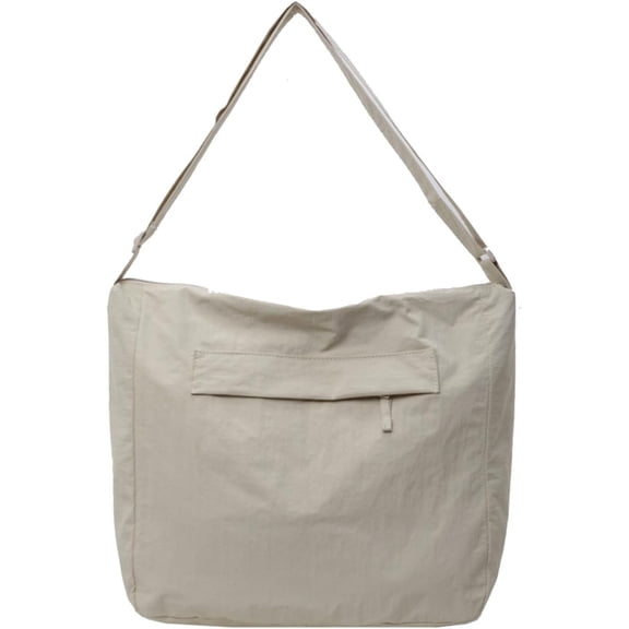 LinYooLi Nylon Hobo Bags Large Tote Bag Women Crossbody Purse Soft Shoulder Bag Casual Work College Travel Handbags Top-Handle Bag