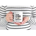 thumbnail image 2 of Tea and Cheesecake White Ceramic Coffee & Tea Mug Cup (15oz), 2 of 6
