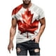thumbnail image 2 of Tops para hombre, blusas y camisas de manga corta con cuello redondo para hombre, jersey informal con cuello redondo estampado para hombre, pantalones cortos deportivos para fitness, blusa de poliéste, 2 of 5