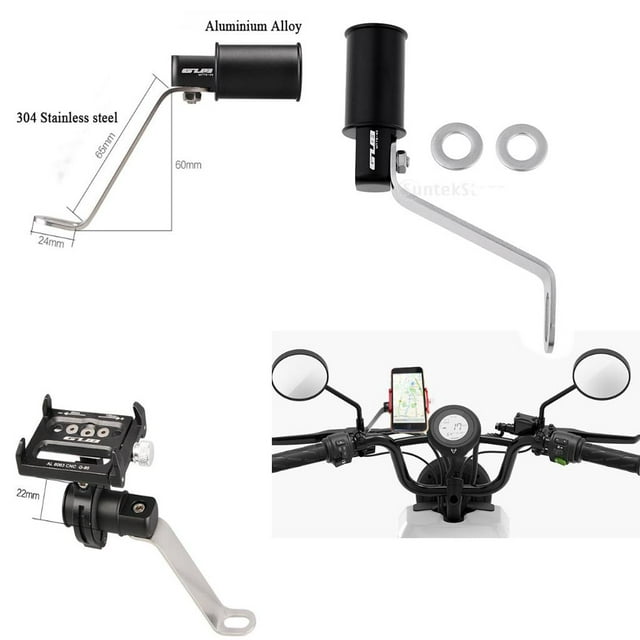 Práctico Soporte Móvil para Motocicleta, Montaje Lado Que Se la la adaptaciónción a La Mayoría de Motocicletas Cola Soporte móvil para motocicleta