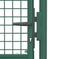 thumbnail image 4 of vidaXL Wire Mesh Fence Gate, Steel, Easy In-Ground Installation, Lockable, 3.28ft W x 5.74ft H Green, 4 of 4