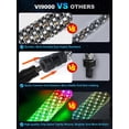 thumbnail image 3 of Paquete de 2 luces LED Whip Lights VI9000 de 60 cm con aplicación y control remoto, 3 of 8