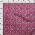thumbnail image 3 of oneOone Polyester Spandex Magenta Fabric Kalamkari Craft Projects Decor Fabric Printed By The Yard 56 Inch Wide, 3 of 5