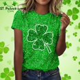 thumbnail image 4 of Camisetas Casuales de Manga Corta con Cuello de Tripulación Impresa de San Valentín Tee Gráfica Ligera Top 95% Poliéster 5% Elastano para el Uso Diario, Camiseta de Moda Cómoda, 4 of 6