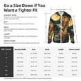 thumbnail image 5 of Uemuo Leopard Reading Tarot Cards Pattern Women's Full Zip UPF 50+ Sun Protection Hoodie Jacket Long Sleeve Sun Shirt Hiking Outdoor Performance with Pockets-, 5 of 9