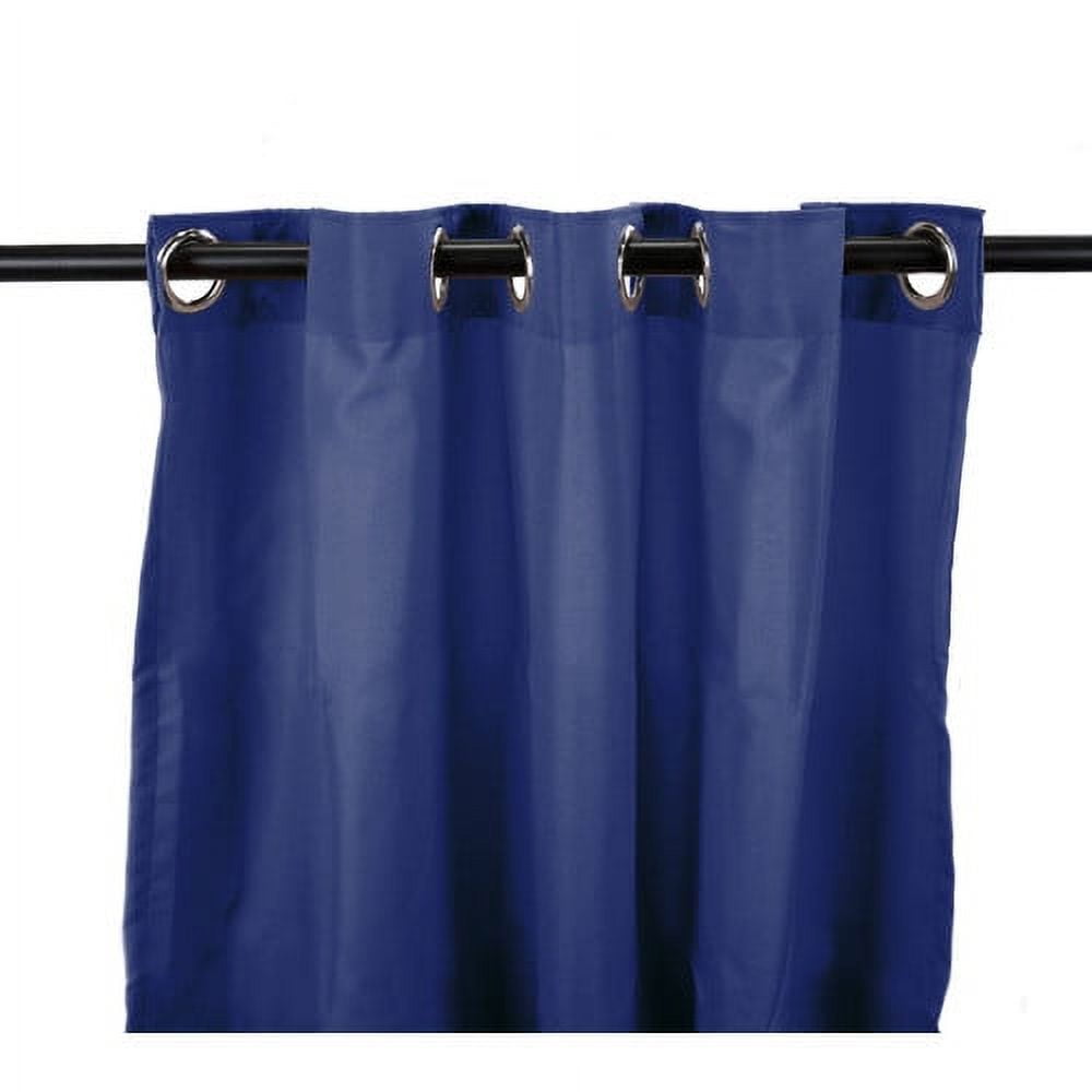 Jordan Manufacturing 3VOC5496-1853Q 96 in. Indoor & Outdoor Curtain Panel - Tangerine & White