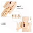 thumbnail image 4 of 6 Cascanueces de madera para decoración navideña: 12,5 cm, soldado de madera sin terminar, ideal para pintar. Ideal para manualidades navideñas., 4 of 7