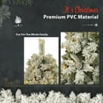 thumbnail image 3 of Enyopro 4-Piece Pre-Lit Artificial Christmas Tree with LED Lights, Includes 2 Entrance Xmas Trees, Garland and Wreath, 840 Tips & 325 Warm White Lights, Holiday Home Christmas Decoration, 3 of 7