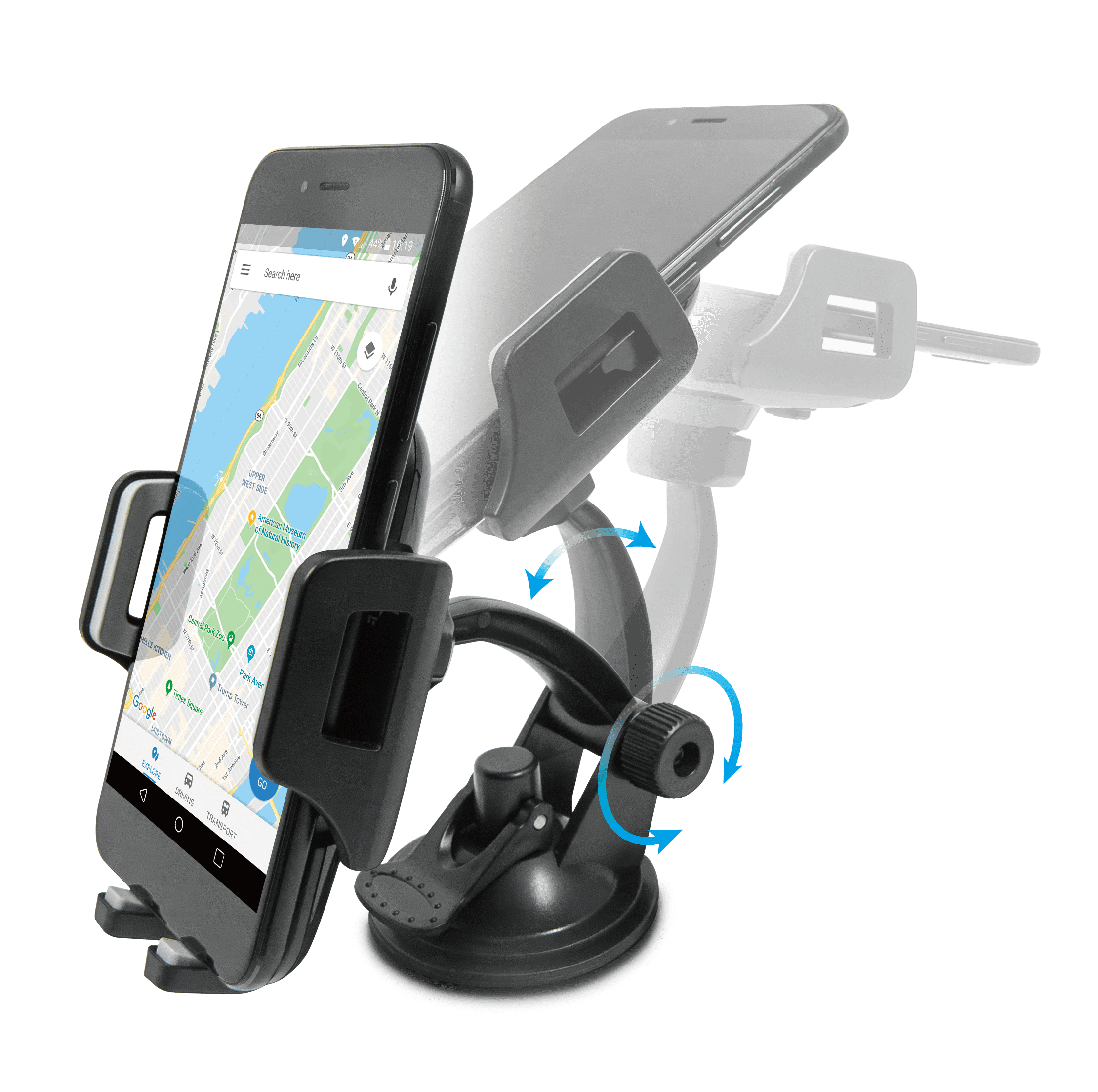Car Mount Smartphone Auto Halterung, Smartphone Holders, Bike Computers &  GPS, Accessories