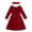 Bright Red, variant on Valcatch Toddler Girl Velvet Long Sleeve Swing Dress with Hairband Christmas Outfit for 2-7 Years (Spring/Fall/Winter)