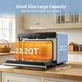 thumbnail image 5 of ROBAM R-BOX Combi Steam Oven, 23QT Countertop Steam Oven & Air Fryer Combo, 3 Steam Modes, Professional Steam-Bake, Air Fry, Dehydrate & Ferment, Rapid Heating & Self-Cleaning, Blue, 5 of 10