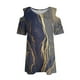 thumbnail image 4 of Fiudx Camisas de Mujer Blusa de Manga Corta con Hombros Descubiertos y Estampado Cómoda Informal para Mujer a La Moda, 4 of 5
