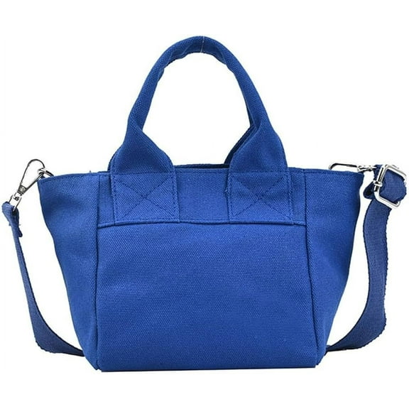 Kukuzhu Canvas Tote Handbag for Women Small Crossbody Bag Cute Shoulder Bag Casual Satchel Bag Mini Hobo Messenger Bag