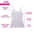 thumbnail image 5 of Maidenform camisola larga para mujer Fl3266 fajas tops Blanco Mediano EE. UU., 5 of 5