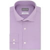 Michael Kors Mens Slim-Fit Lilac Gingham Dress Shirt Purple 15 1/2