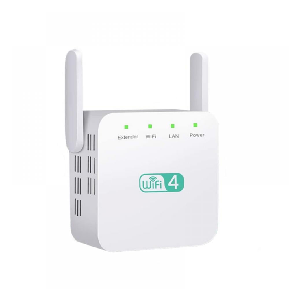 Black WiFi Extender Signal Booster for Home 1200Mbps 802.11ac New Standard Dual Band 2.4G and 5G Expander,4 Antennas 360° Full Coverage and Long Range WiFi Range Extender Repeater 