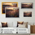 thumbnail image 4 of Designart Sunset Field Of Flowers II Canvas Wall Art, 4 of 5