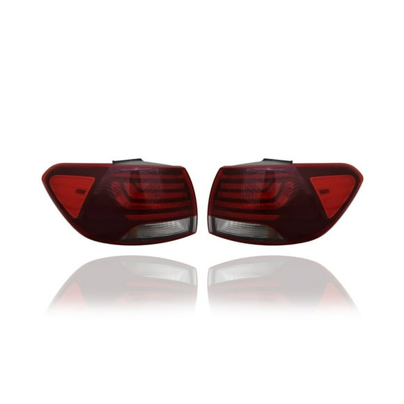 Tail Light Assembly - Compatible/Replacement for '19-20 Kia Sorento L/LX-Only - Outer On Body Halogen - Pair, Left Driver + Right Passenger Set - 92402C6500, 92401C6500 CAPA