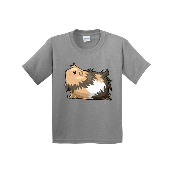 Inktastic Cute Long Haired Guinea Pig Youth T-Shirt