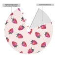thumbnail image 2 of Picia Hand Drawn Strawberry Print Christmas Tree Skirt , Christmas Tree Skirt Ornaments for Merry Christmas Holiday Party Decorations Indoor Outdoor-36", 2 of 7
