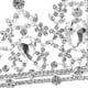 thumbnail image 5 of KAKOWELY Tiaras de boda con diamantes de imitación, corona nupcial con diamantes de imitación, corona para mujer y niña, tiara para fiesta, 5 of 5
