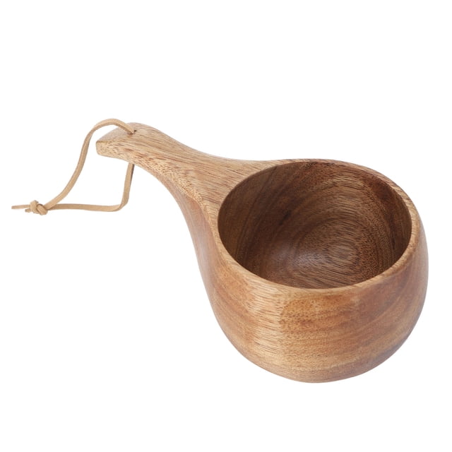 Wooden Coffee Cup 220ML Eco Friendly Portable Heat Insulation Coffee Cup With Comfortable Grip For Home Fine Craftsmanship