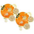 thumbnail image 1 of IDEANATEGRATE 2Ud Decorativos Para Servilletas Con De Carro De Calabaza Para Banquetes, 1 of 6